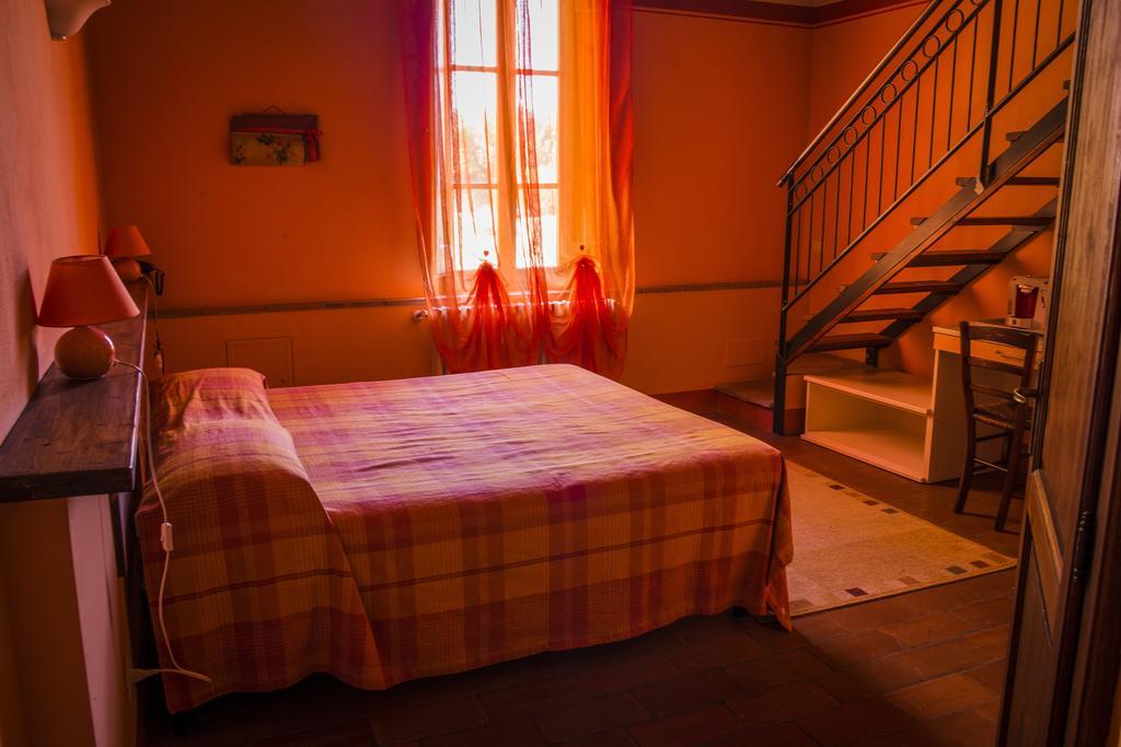 Castel del Piano  Agriturismo Il Tiro الغرفة الصورة
